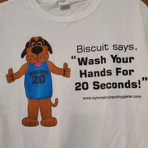 YL Listen to Biscuit! Humorous Hygienic T-shirt